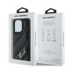 Karl Lagerfeld KLHCP15LPQDSMGK iPhone 15 Pro 6.1 czarny/black hardcase Diagonal Quilted Script